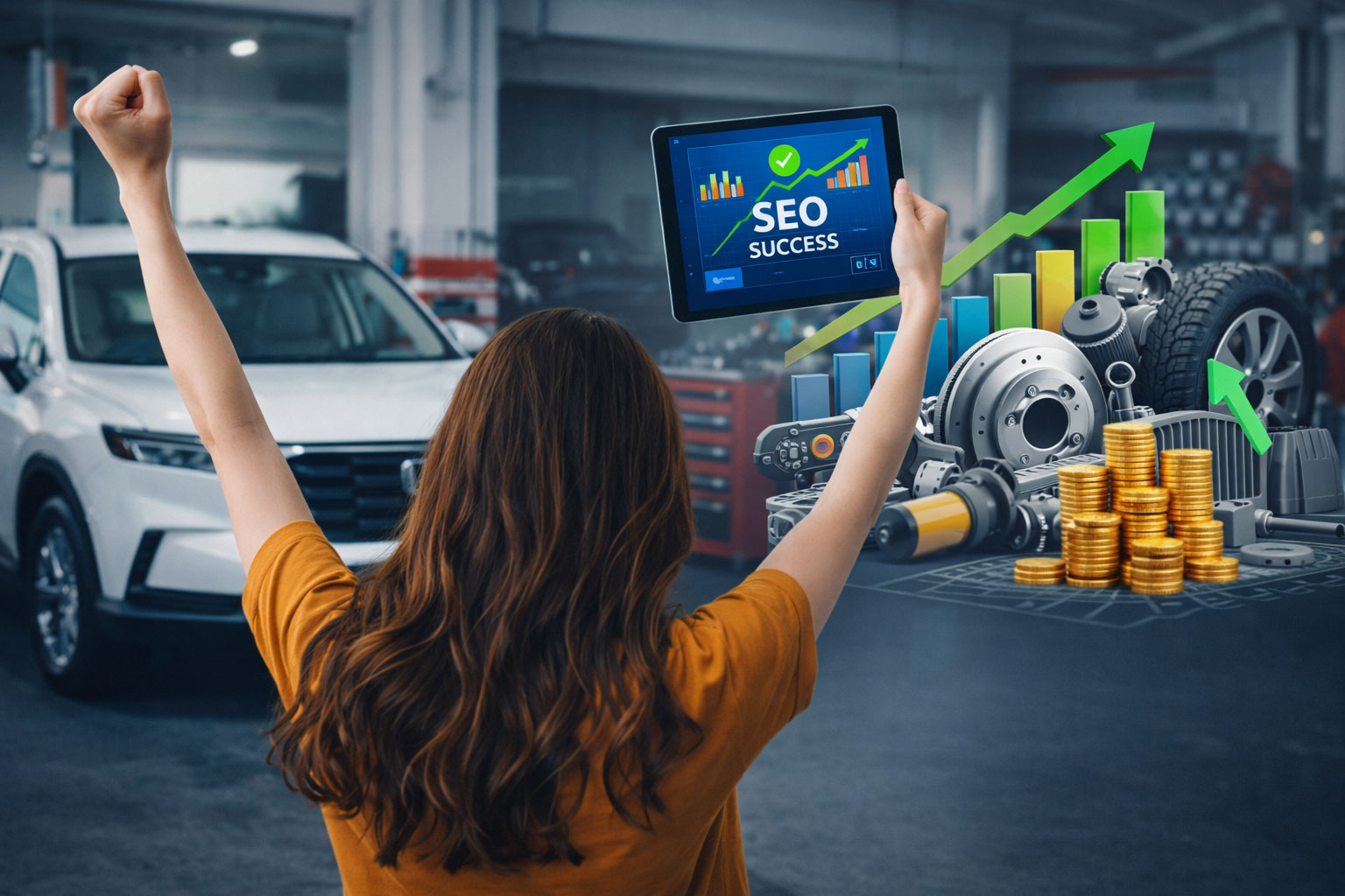 Seo website xe và phụ tùng thành công là khi tạo ra chuyển đổi chứ không phải top 1