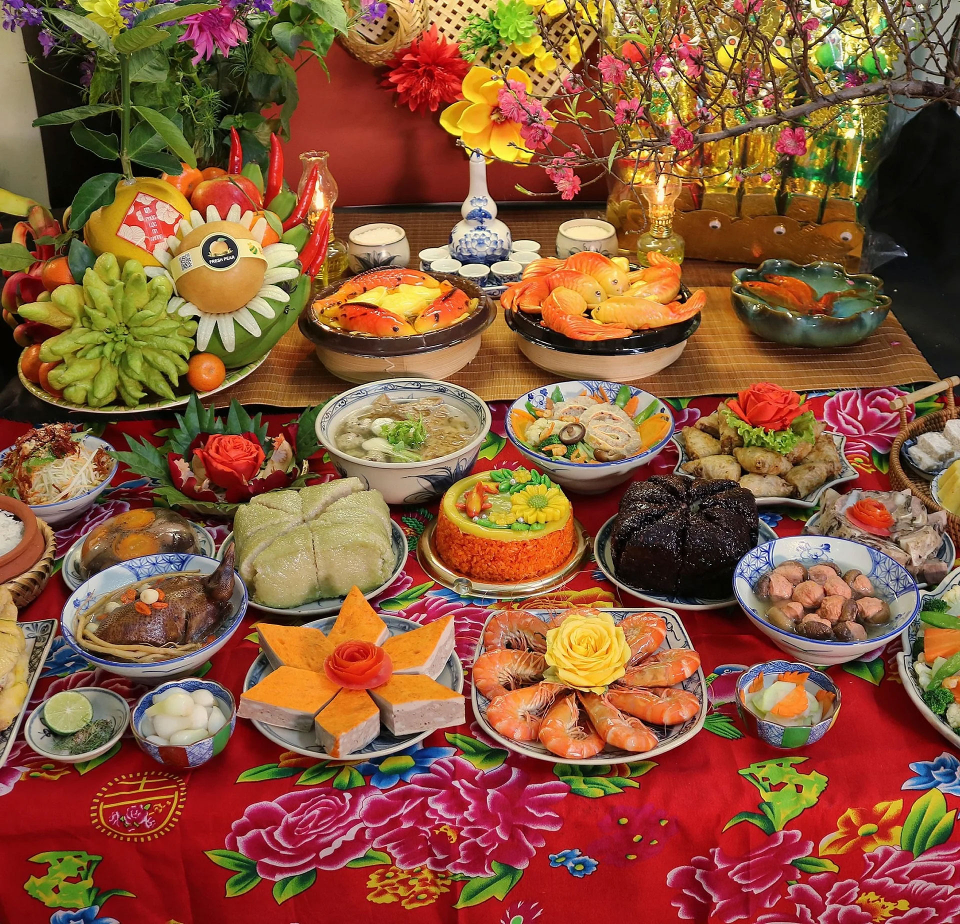 Mâm cúng Ông Công Ông Táo theo phong tục cổ truyền